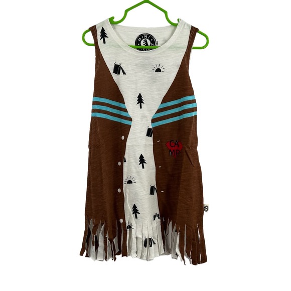 Mini Shatsu I Love Camp Fringe Dress Size 12 Month New